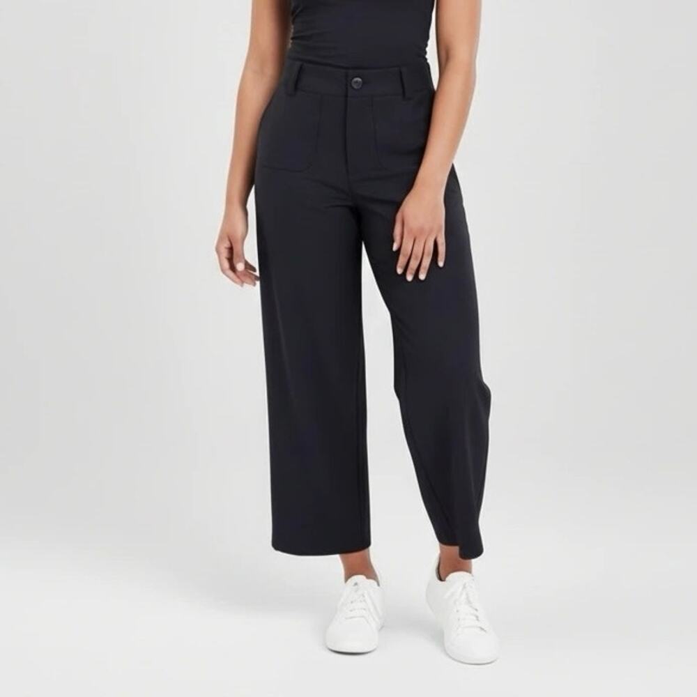 Quince Women’s Size 14 Black Tapered Pants with Pockets